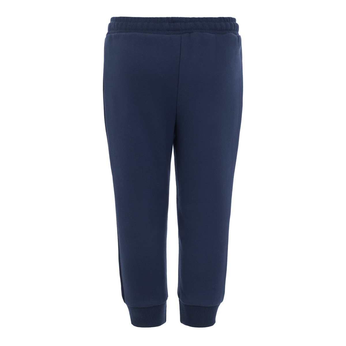 Kids Monochrome Crest Blue Pants image number null